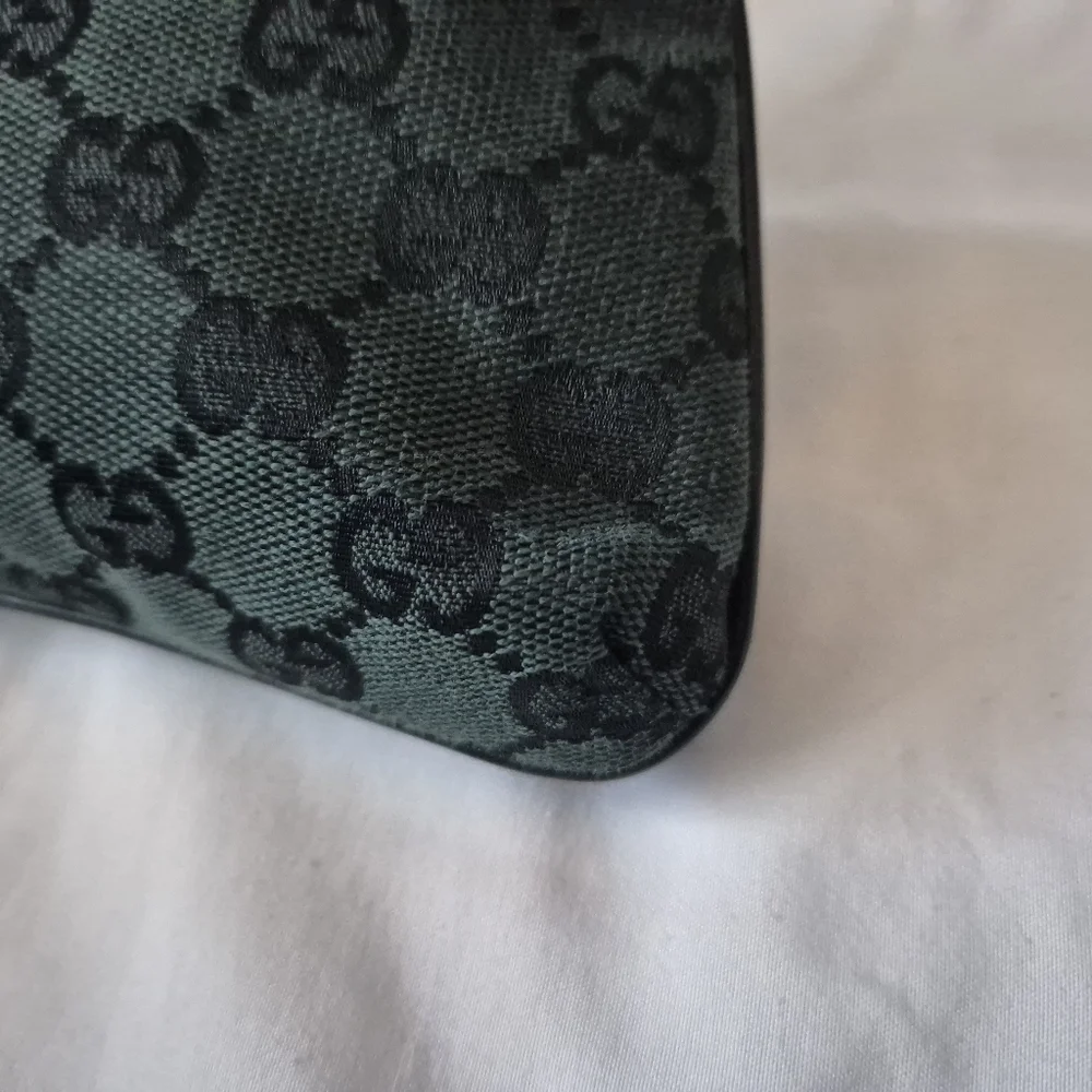​PRISTINE Gucci GG Canvas Mini Shoulder Bag – Rare Teal/Green & Black - Picture 2 of 11